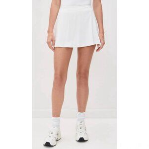 Splits59 Venus High Waist Rigor Skort Athletic Tennis Mini Skirt White Medium